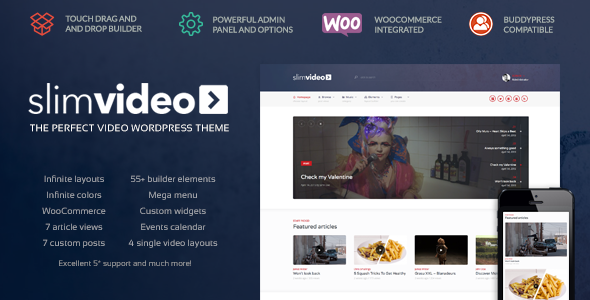 Slimvideo - Video WordPress Community Theme