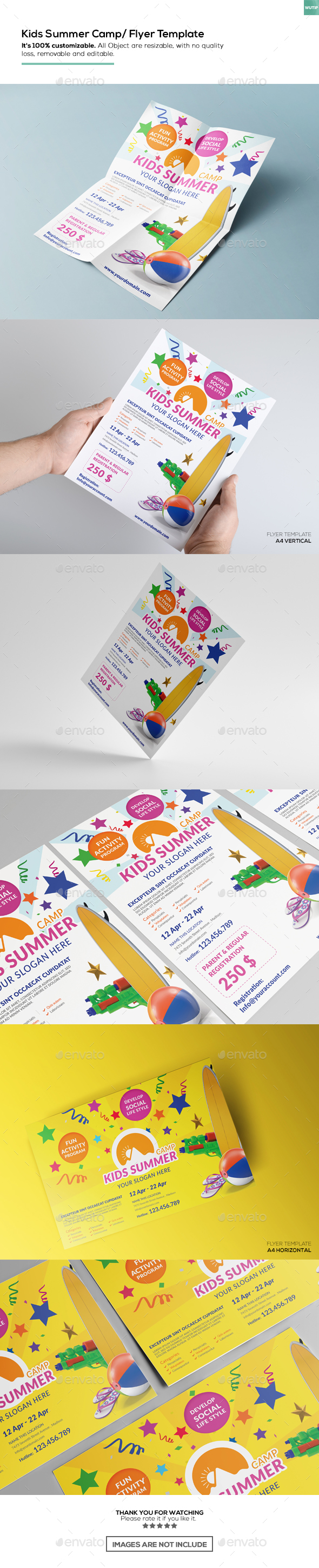 Kids Summer Camp/ Flyer Template