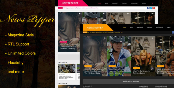 NewsPepper - Responsive Blogger Magazine