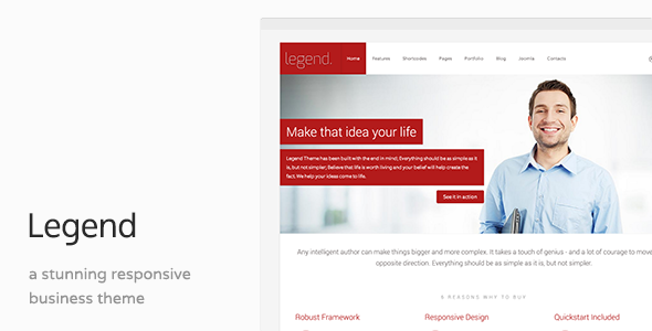 Legend - Responsive Joomla Business Template