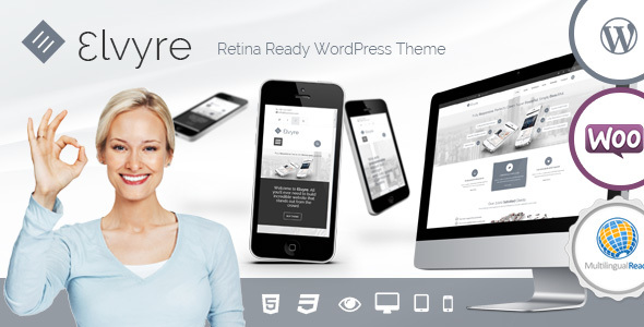 Elvyre - Retina Ready Wordpress Theme