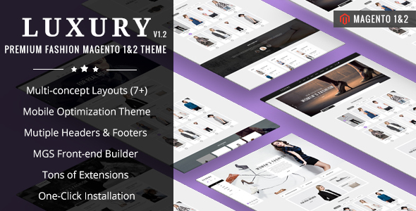 Luxury - Premium Fashion Magento Theme