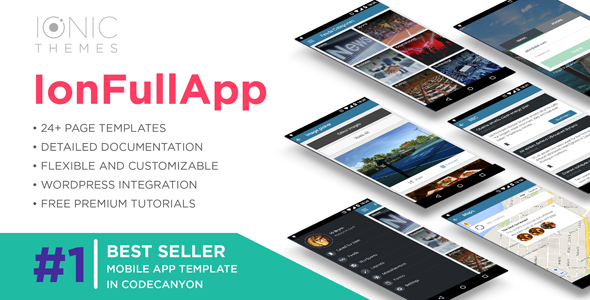 IonFullApp | Full Ionic Template + Cordova Plugins - CodeCanyon Item for Sale