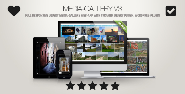 Media-Gallery - Touch-Enabled jQuery Image Gallery incl. WP-Plugin