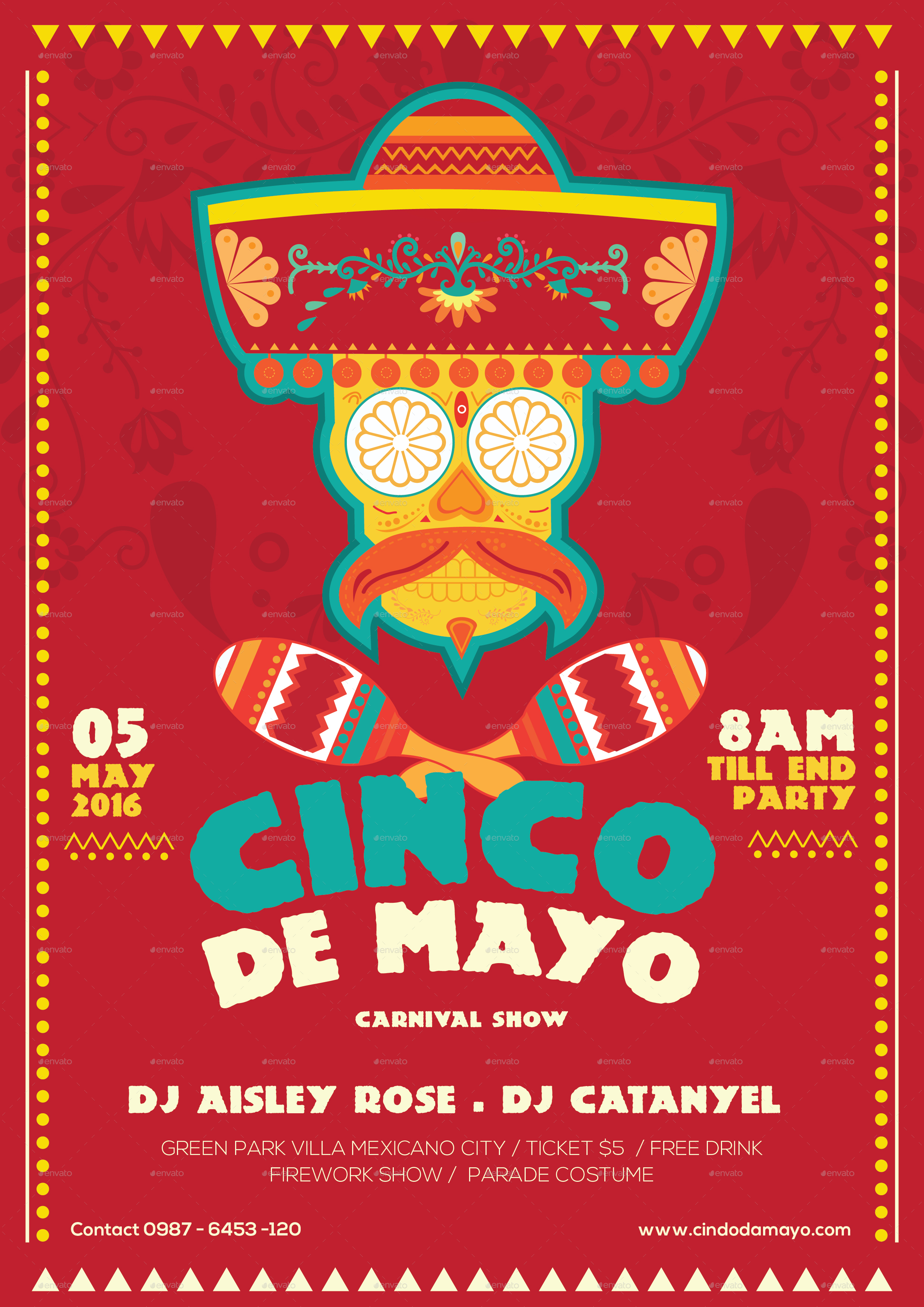 cinco de mayo flyers
