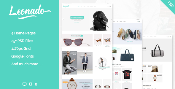 Leonado - Multipurpose eCommerce PSD Template