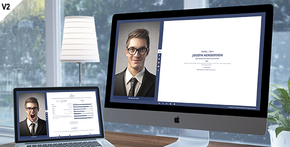 Henderson - Responsive VCard Template