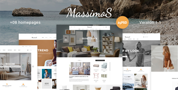 Massimos - Responsive Ecommerce PSD Template