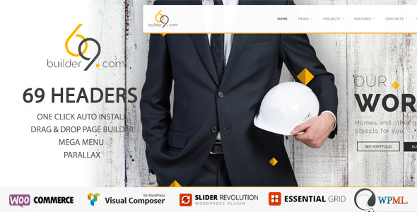 builder69 - Construction, Building WordPress theme