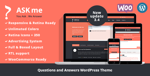 Ask Me - Responsive Questions & Answers WordPress