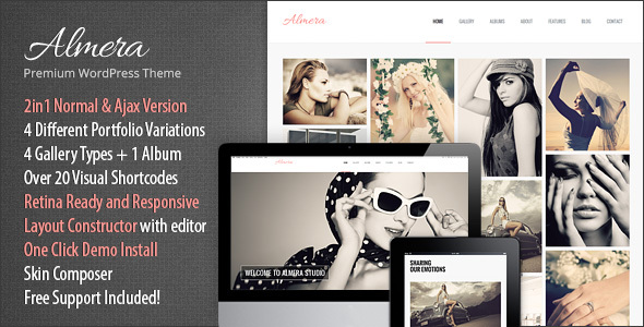 Almera | Modern Agency Portfolio WordPress Theme