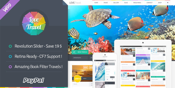 Love Travel - Creative Travel Agency WordPress