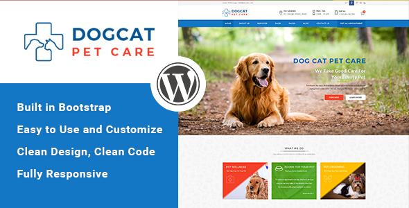 Pet Care - Veterinary WordPress Theme