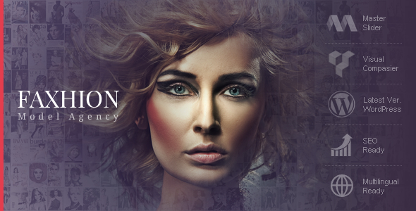 Faxhion - Model Agency WordPress Theme