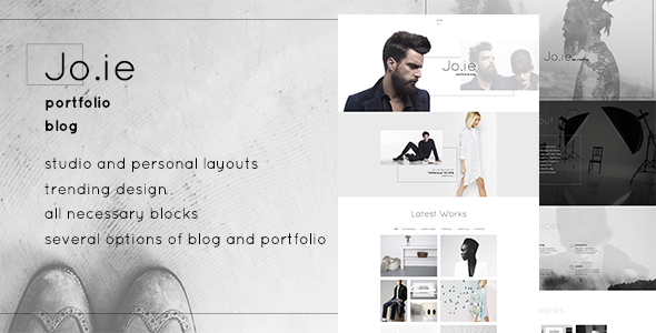 Jo.ie -- Personal/Studio Multipurpose Portfolio and Blog PSD Theme