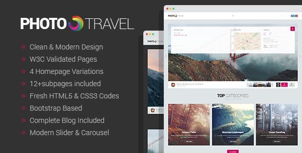 PhotoTravel - Premium Photo HTML5 Template