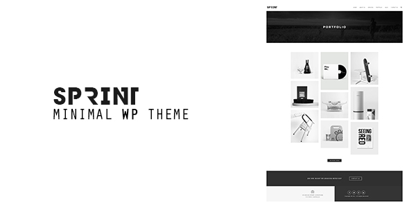 Sprint - Minimal WordPress Portfolio