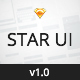 Star UI - Wireframe Sketch Kit v1