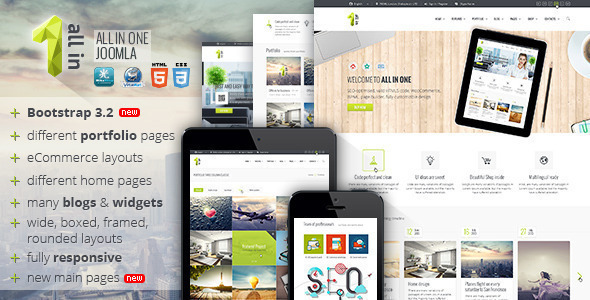 All In One -- Multipurpose Joomla Template