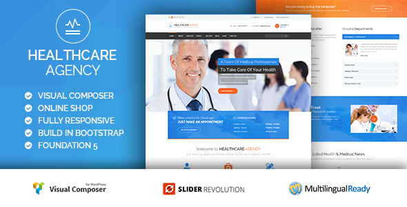 Healthcare Agency - Health & Medical WordPress