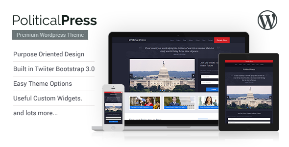 Political Press - Responsive WordPress Theme