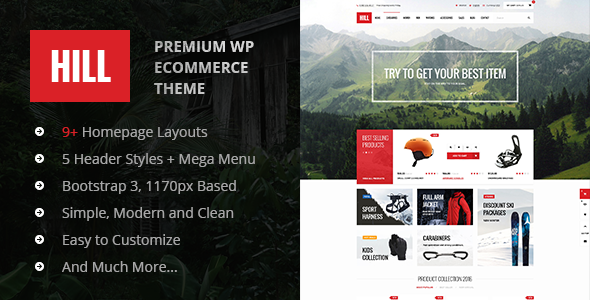 HILL - Premium Responsive WooCommerce Theme