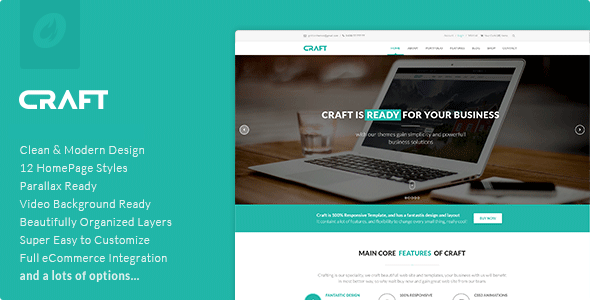 Craft - Multipurpose & Responsive WordPress Theme