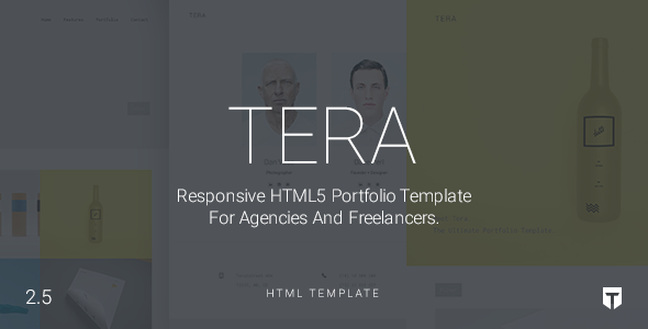 Tera - Responsive HTML5 Portfolio Template