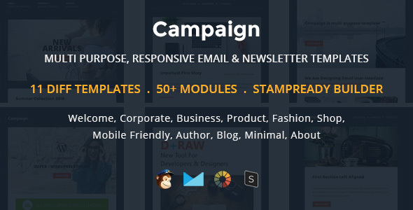 Campaign - Multipurpose Responsive Email Newletter Templates