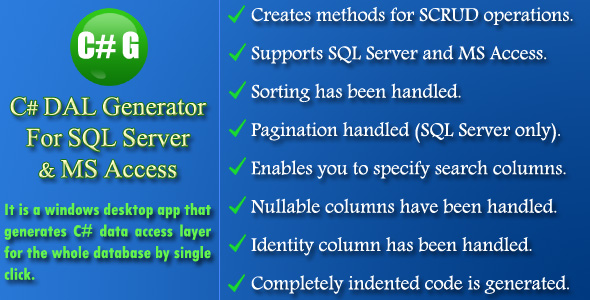C# DAL Generator