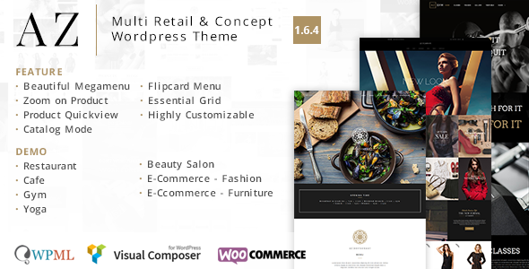 AZ - Multi Retail & Concept WordPress Theme