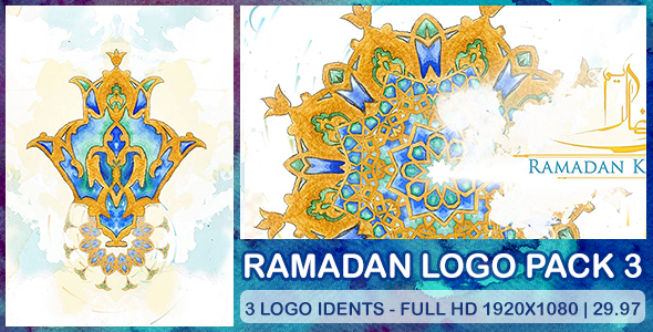 Ramadan Logo Pack 3 (Special Events) After Effects 