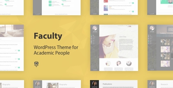 Faculty - Responsive Academic WordPress Theme