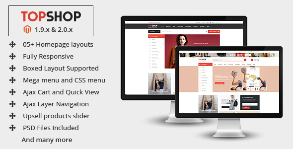 Topshop - Premium Multipurpose Magento 2 &1 Theme