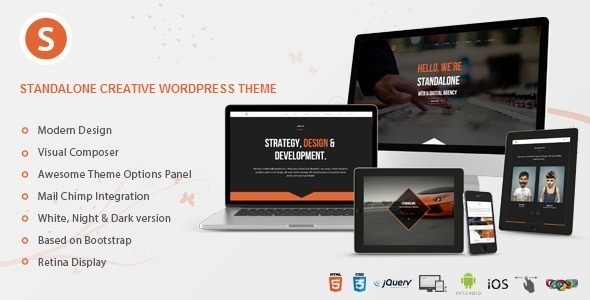 Standalone - Creative Portfolio WordPress Theme