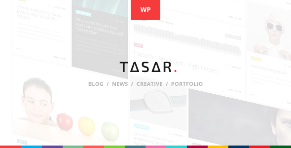 TASAR - Creative Portfolio & Frontend Blog Publish