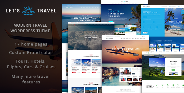 Let's Travel - Complete Travel Booking Theme