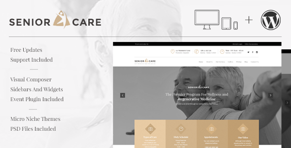 Senior | Health and Medical Care WordPress Theme