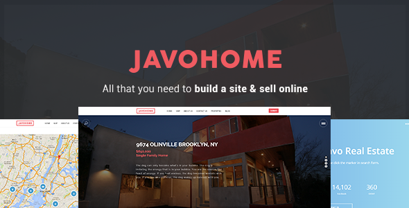 Javo Home - Real Estate WordPress Theme