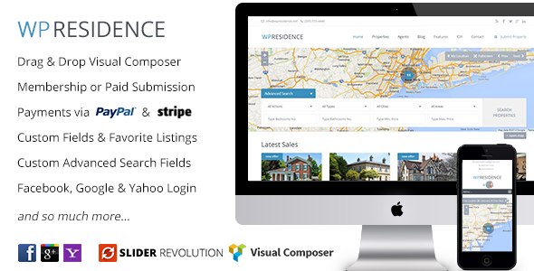 WP Residence - Real Estate WordPress Theme