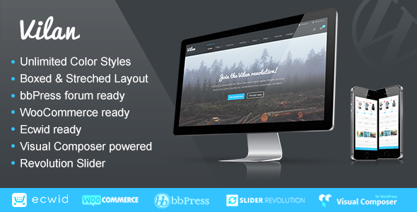 Vilan Corporate, Shop & Forum WordPress Theme