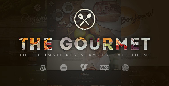 Gourmet -  Restaurant & Cafe WordPress Theme