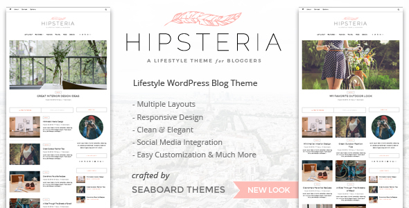 Hipsteria - Fashion & Lifestyle WordPress Blog Theme