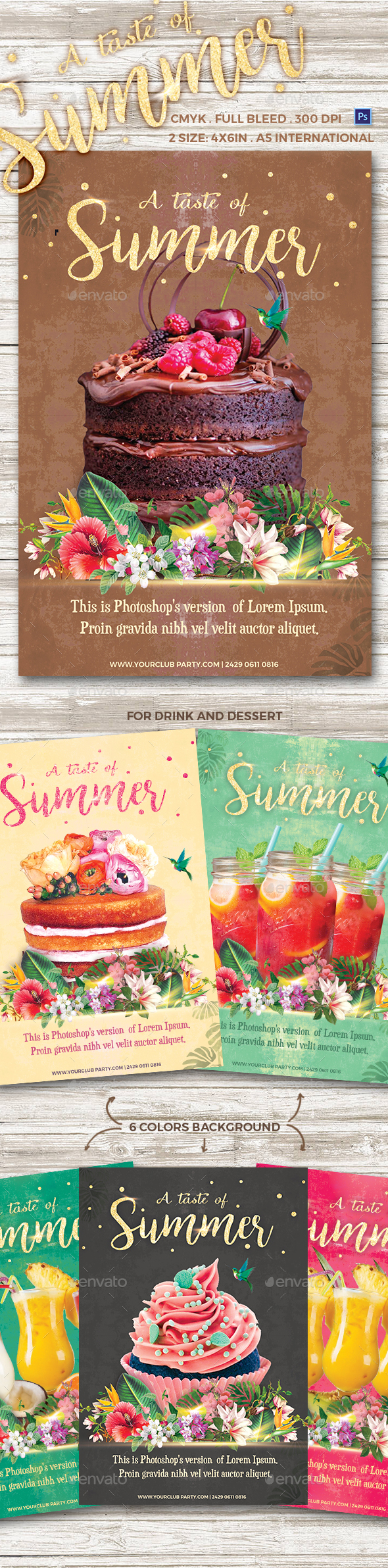 A Taste of Summer Flyer Template