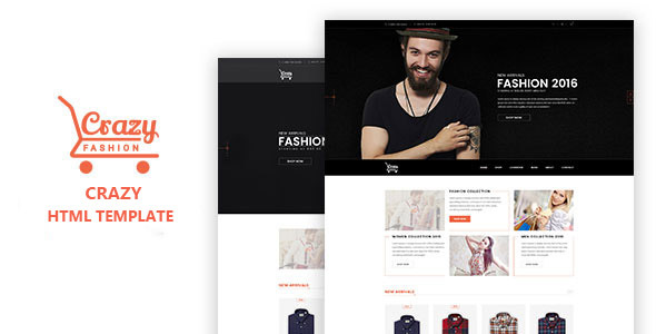 Crazy Fashion - eCommerce HTML5 template