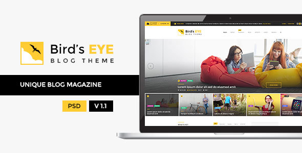 Birds Eye - Blog and Magazine Template