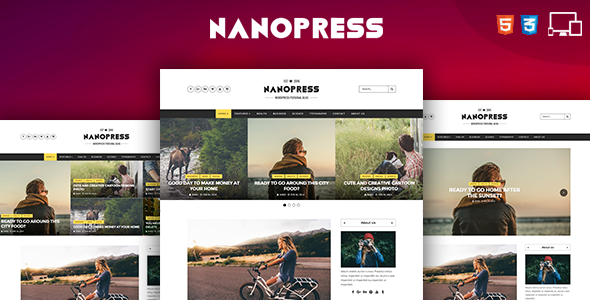 Nanopress - Responsive Personal Blog