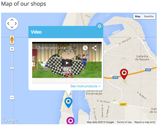 Localizador de tiendas de mapas de WooCommerce