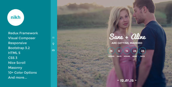 8 - Nikh - Wedding WordPress Theme