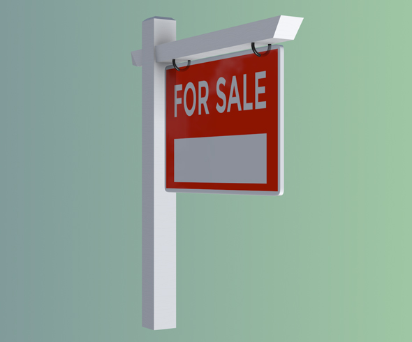 For Sale Sign - 3DOcean Item for Sale
